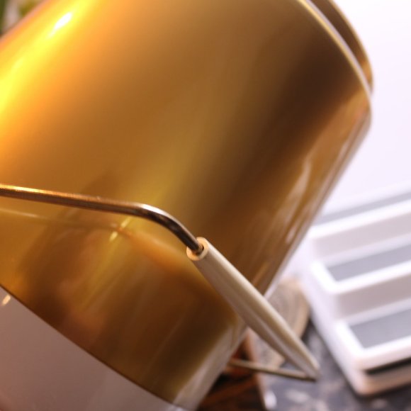 Large Golden plastic Champagne Party Wine Beer Ice Cooler Bucket Vintage VTG rar - Picture 8 of 8